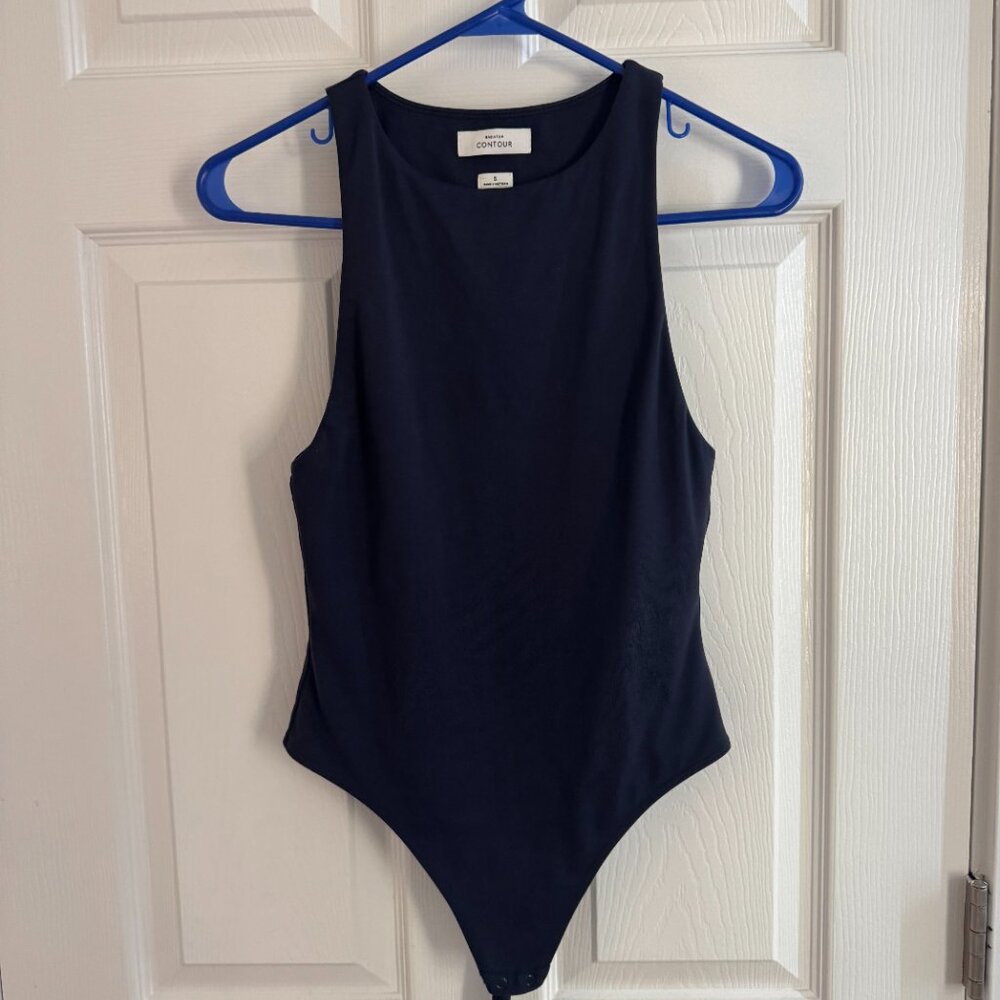 Aritzia Babaton Contour '90s Bodysuit in navy, size small